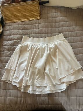 lululemon athletica White Layered Skater Skirt
